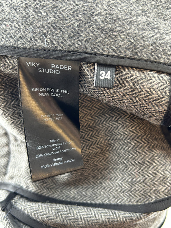 Blazer en laine gris