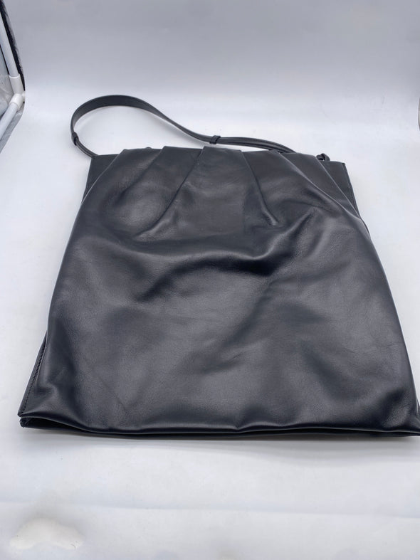 Sac en cuir noir