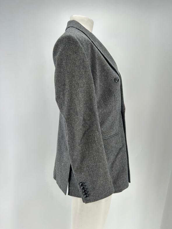 Blazer en laine gris
