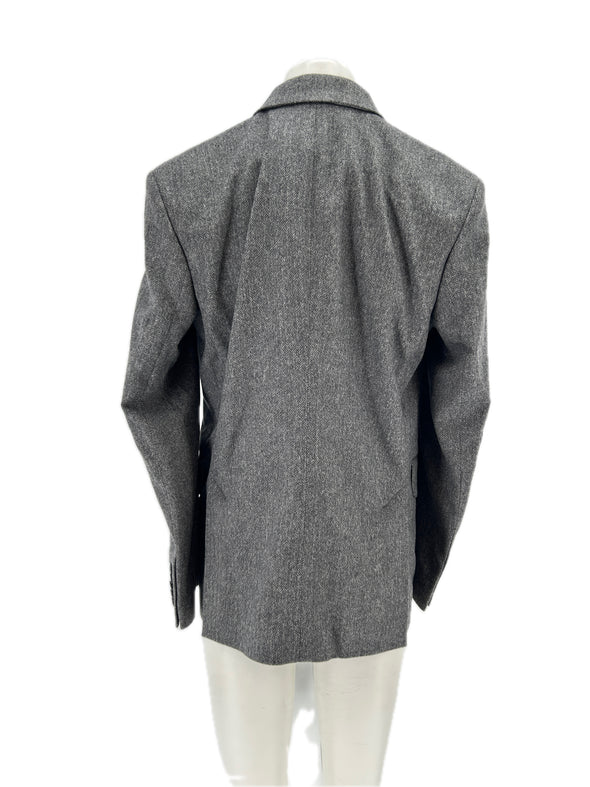 Blazer en laine gris