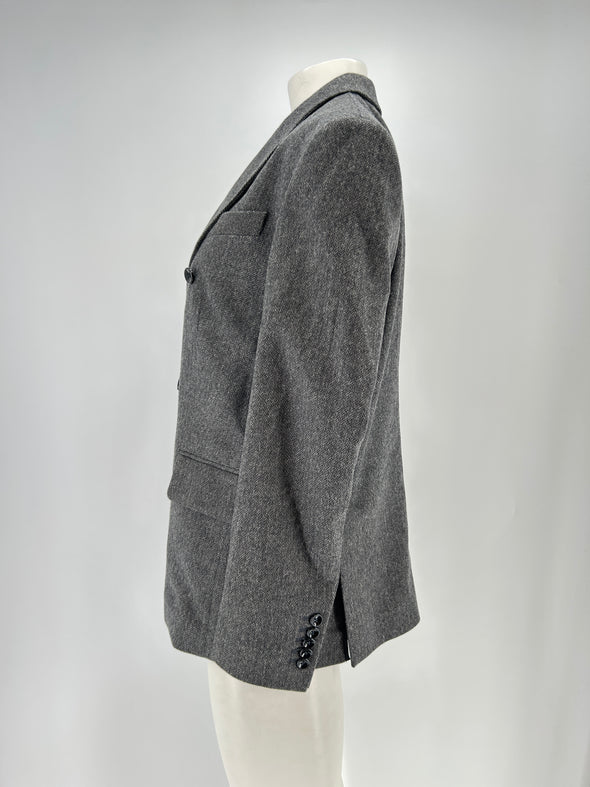 Blazer en laine gris
