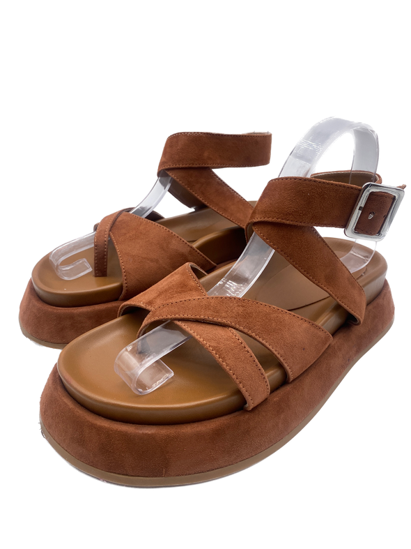 Sandales "Rosie 41" en daim marron