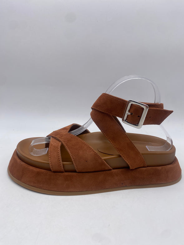 Sandales "Rosie 41" en daim marron