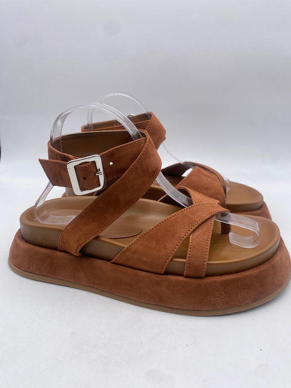 Sandales "Rosie 41" en daim marron