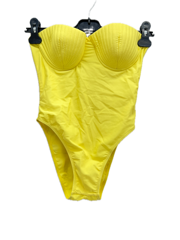 Maillot de bain une pièce jaune