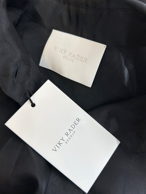 Blouse en soie transparente