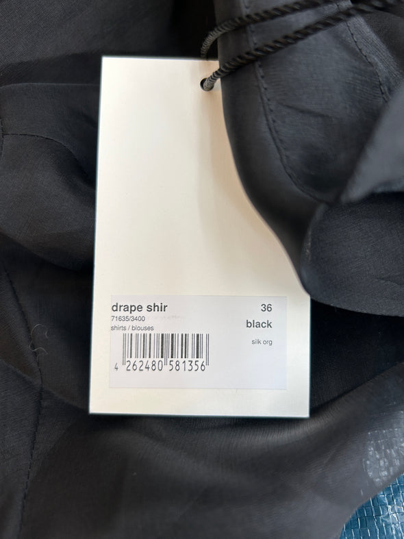 Blouse en soie transparente