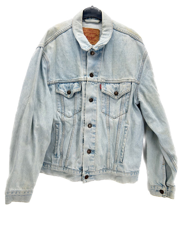 Veste en denim bleu