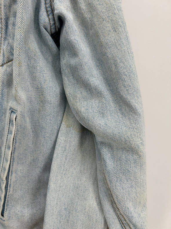 Veste en denim bleu