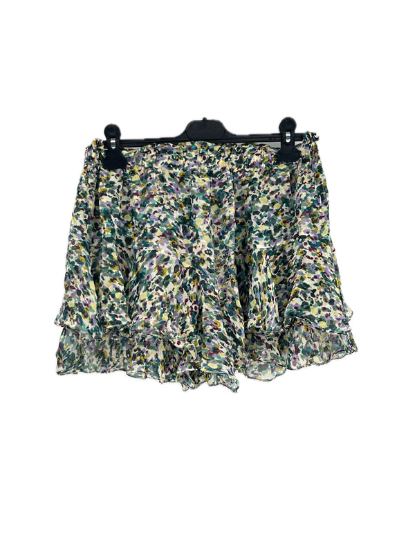 Jupe short fleurie