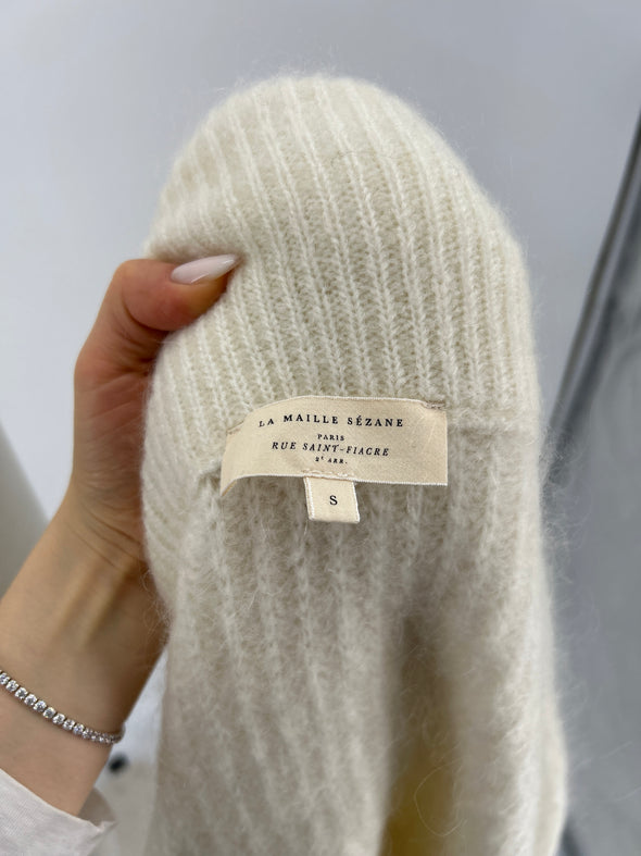 Cardigan en mélange de laine et mohair