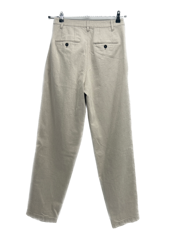 Pantalon de tailleur crème