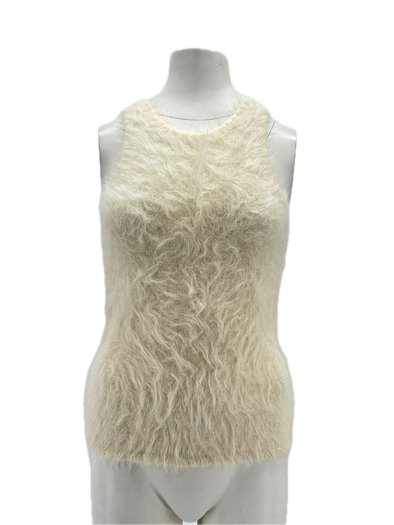 Top en laine blanc