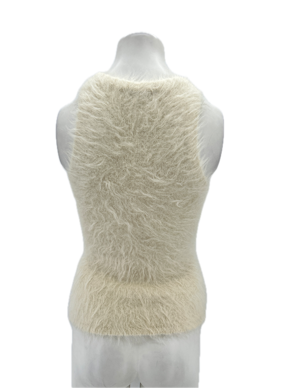 Top en laine blanc