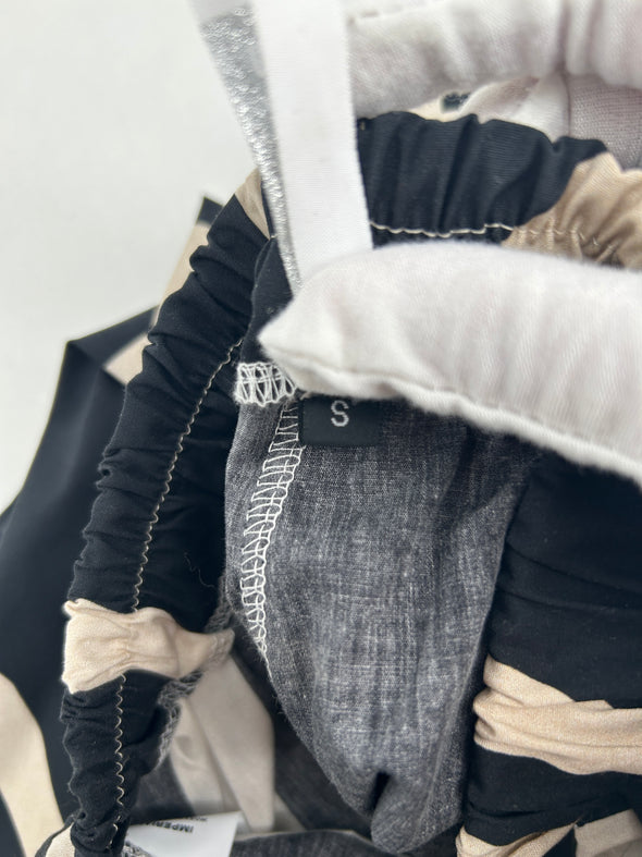 Pantalon large zèbre