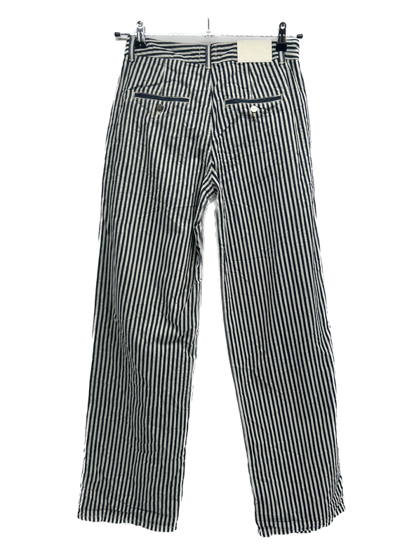 Pantalon Wide Rayé