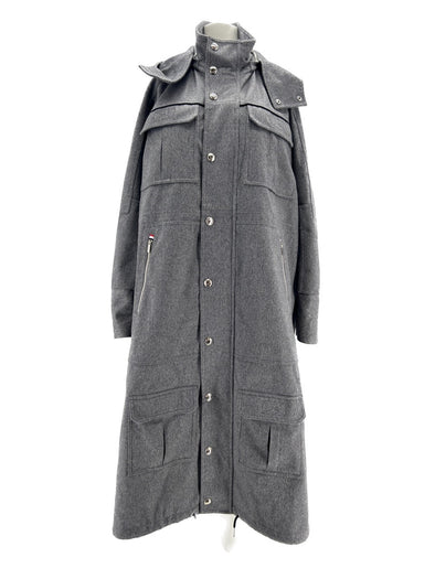 Manteau en cachemire gris
