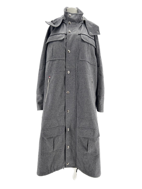 Manteau en cachemire gris