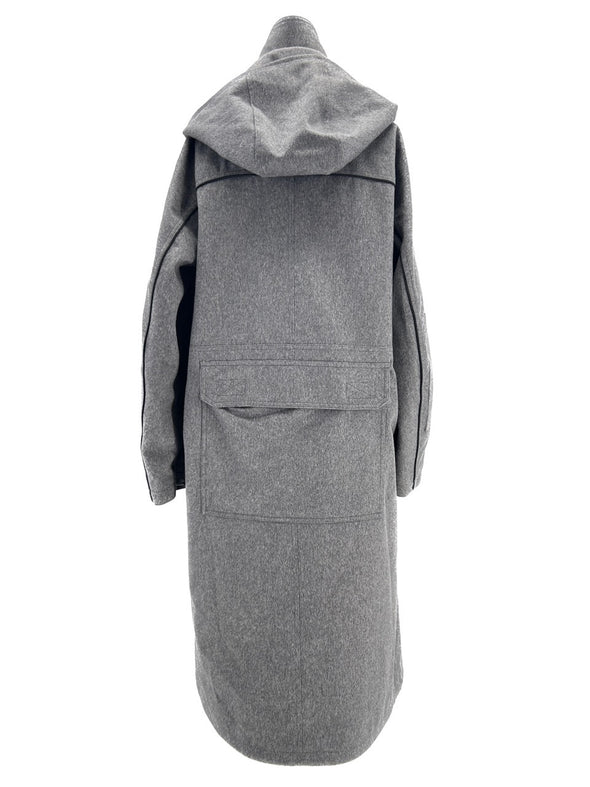 Manteau en cachemire gris