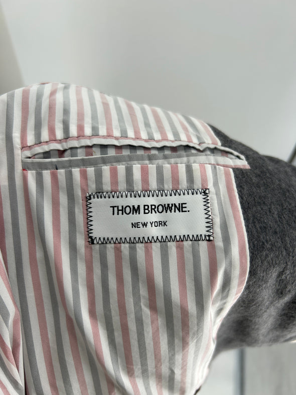 Manteau en cachemire gris