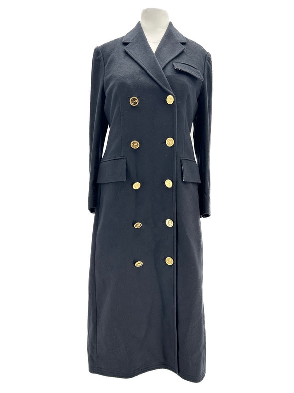 Manteau en laine noire