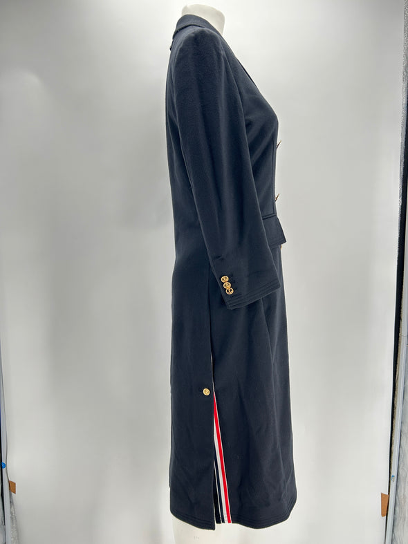 Manteau en laine noire