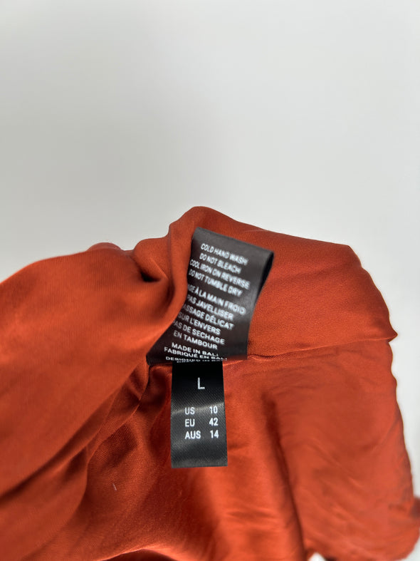 Robe terracotta