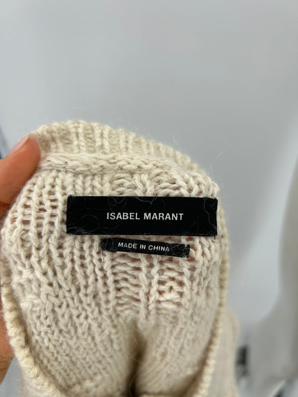 Cardigan avec zip crème