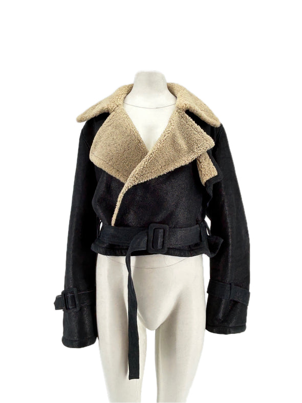 Veste en shearling