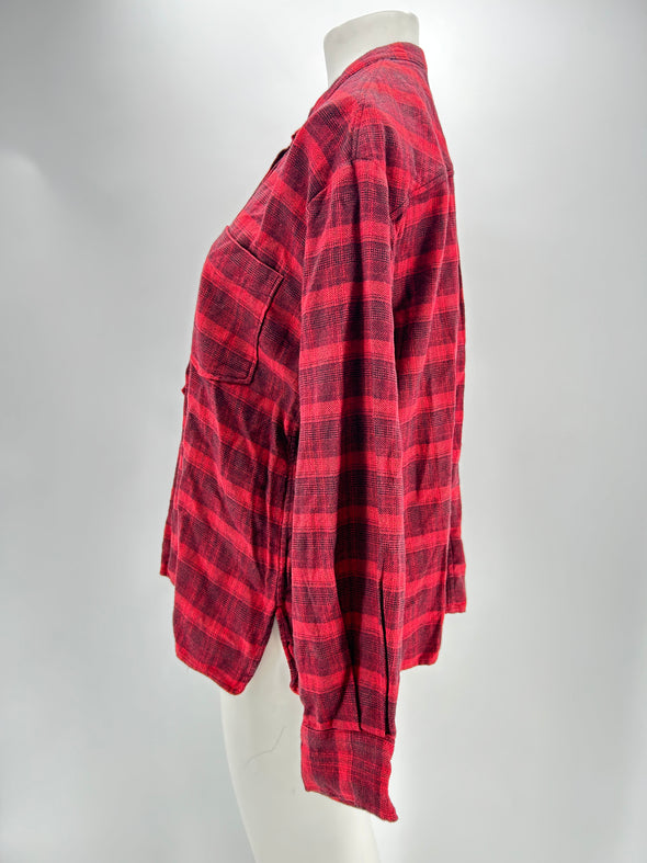 Blouse à carreaux