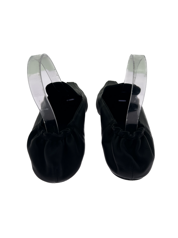 Mocassins en cuir noir