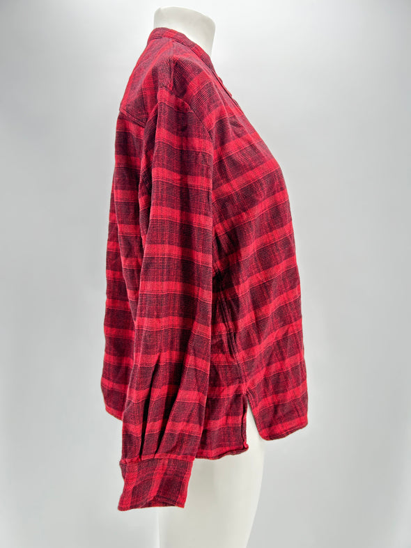 Blouse à carreaux