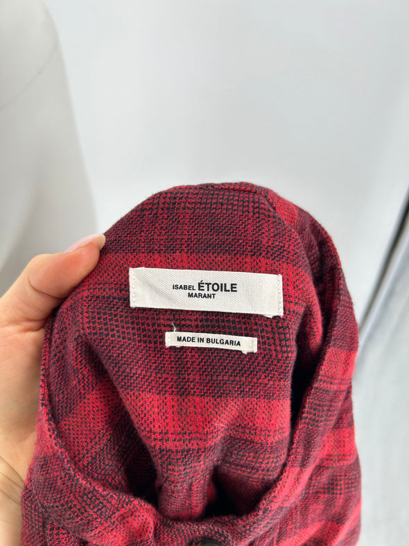 Blouse à carreaux