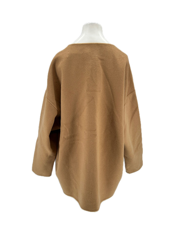 Veste en laine marron