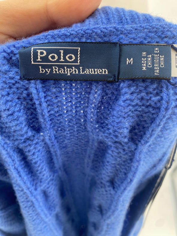 Pull bleu sans manches