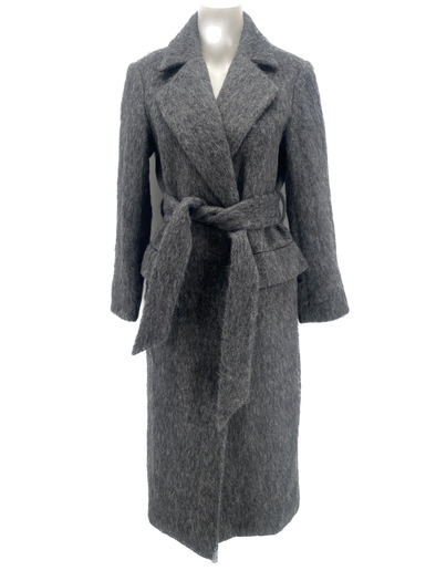 Manteau long gris