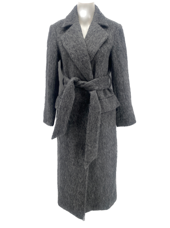 Manteau long gris