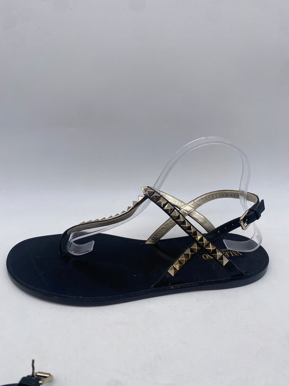 Sandales "Rockstud" en cuir