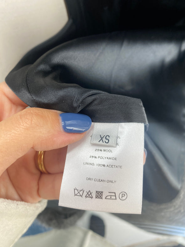 Manteau long gris