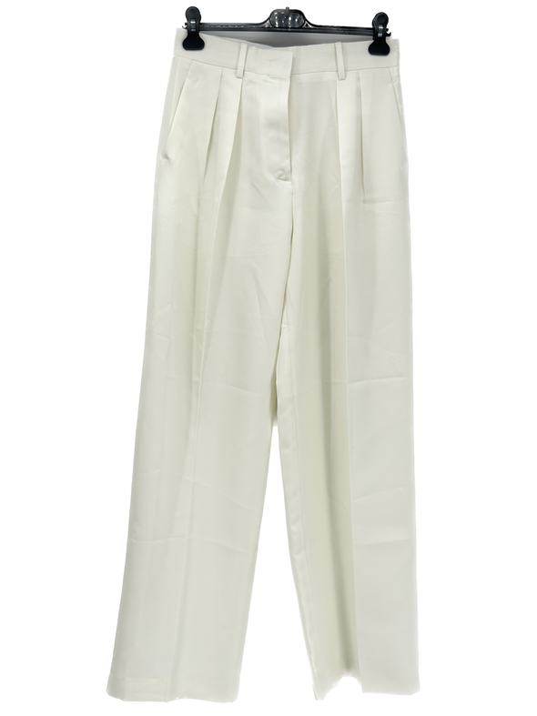 Pantalon fluide "Zia" blanc