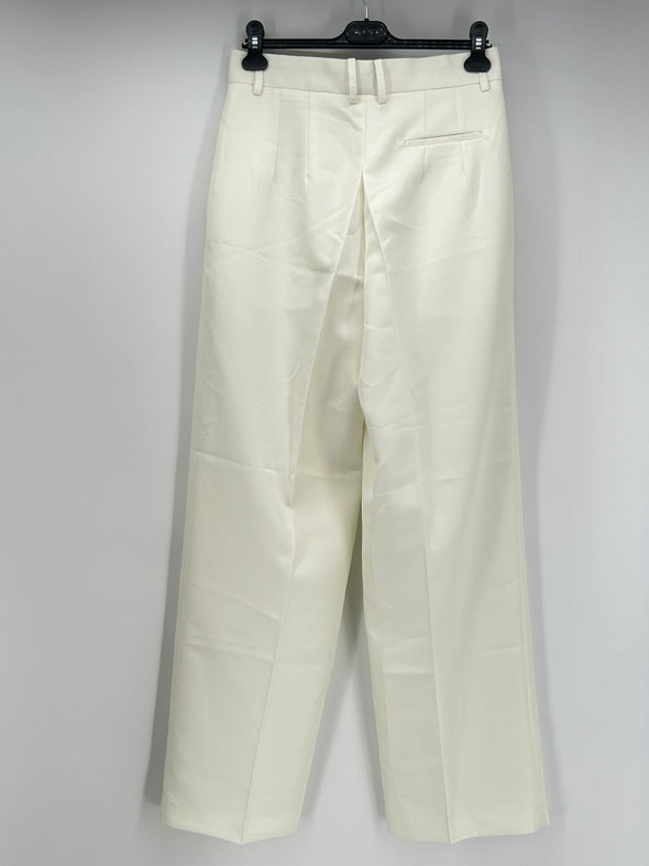Pantalon fluide "Zia" blanc