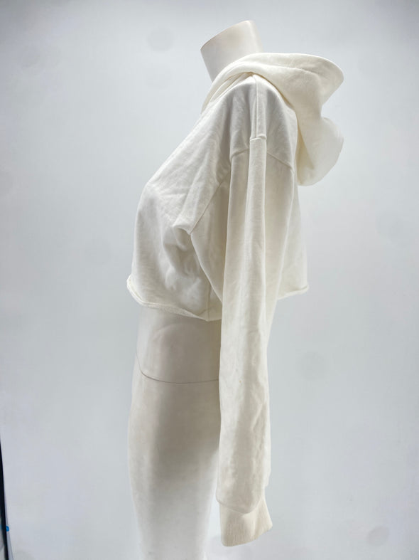 Pull en coton blanc