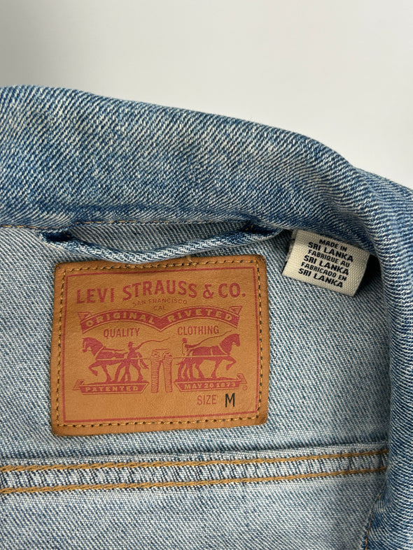 Veste en denim bleue