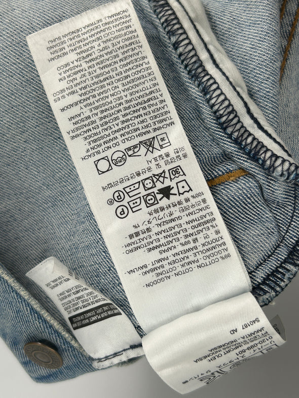 Veste en denim bleue