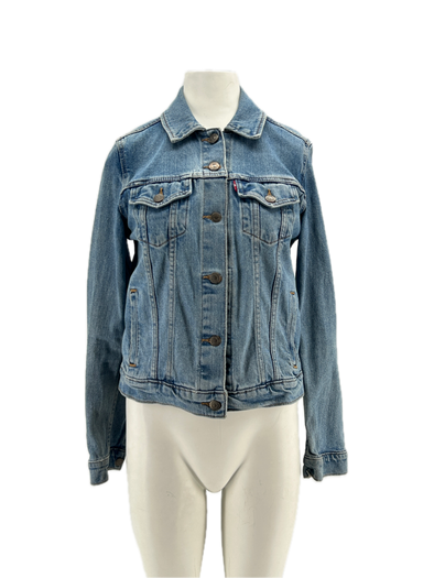 Veste en denim bleue
