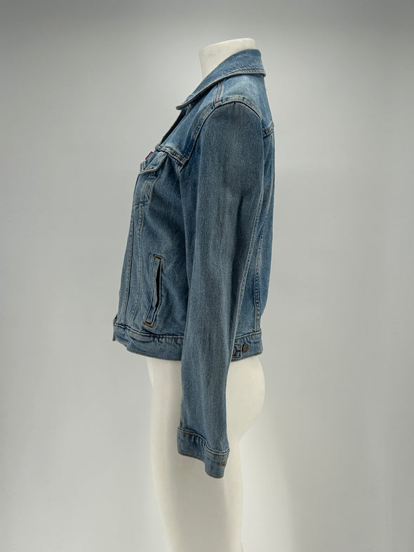 Veste en denim bleue