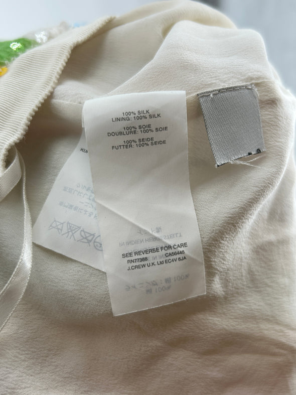 Jupe en soie à sequins