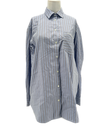 Chemise oversized à rayures