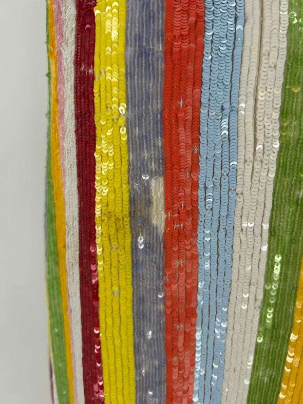 Jupe en soie à sequins