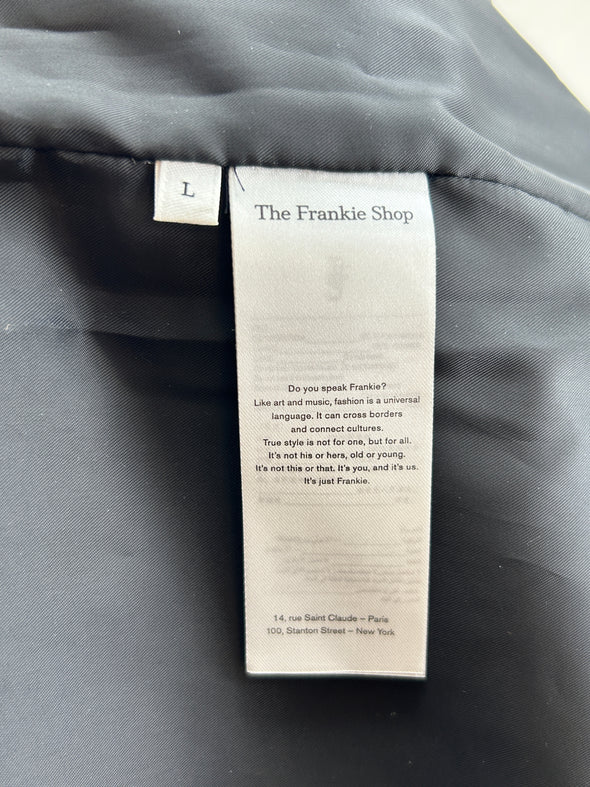 Trench-coat en simili cuir